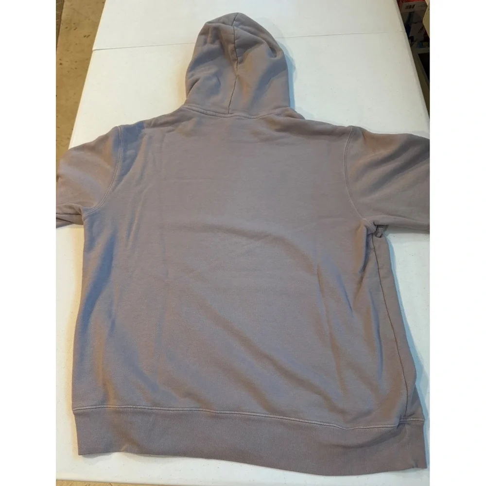 Skims French Terry Hoodie XS Muted Lavender Purple Cotton Pullover Pocket
